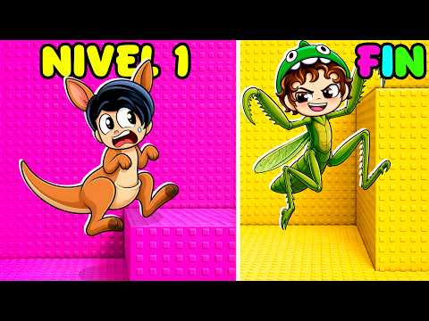 TROLLEO a  KARIM JUEGA en  LA TORRE TROLL DE SALTAR PARA EVOLUCIONAR en ROBLOX | Dylan Juega