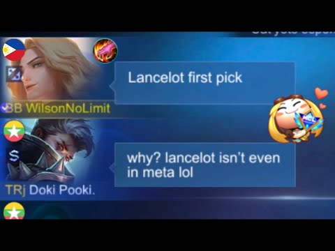 LANCELOT FIRST PICK IN MCL GAME!! | VICTORY OR DEFEAT? - TOP 1 LANCELOT GAMEPLAY ( HARD GAME )