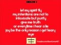Curious - Emblem 3 Song Lyrics On Screen 