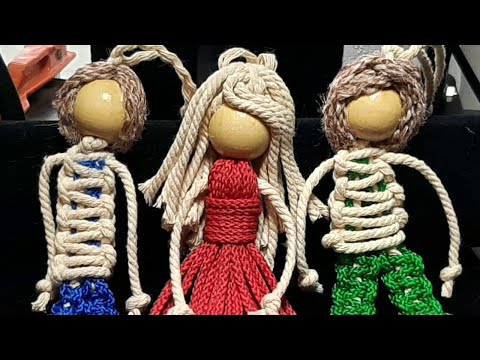 DIY Macramé Dolls - Boy Doll - part 1