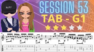SHAKIRA | BZRP Music Sessions 53 | GUITARRA 1 | Guitar TAB Tutorial | Fingerstyle @Bizarrap @Shakira