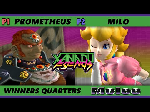 Xanadu Legends Winners Quarters - Prometheus (Ganondorf) Vs. Milo (Peach) Smash Melee - SSBM