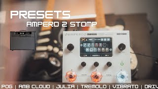 Ampero 2 Stomp - Presets Match | MODO CENAS & MODO STOMP | THE BEST PACK