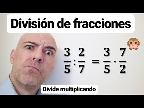 CÓMO DIVIDIR FRACCIONES DE FORMA MUY SENCILLA. División por el método de la inversa
