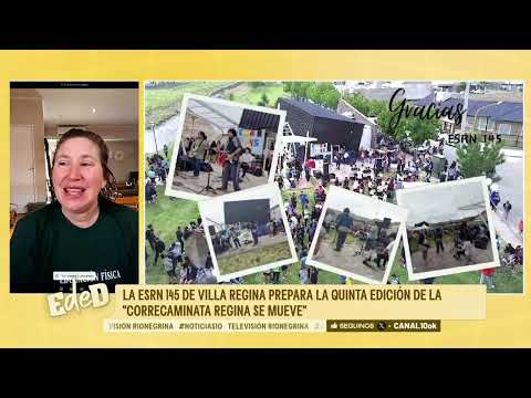 La ESRN 154 de Villa Regina realizará una nueva edición de la correcaminata "Regina Se Mueve"