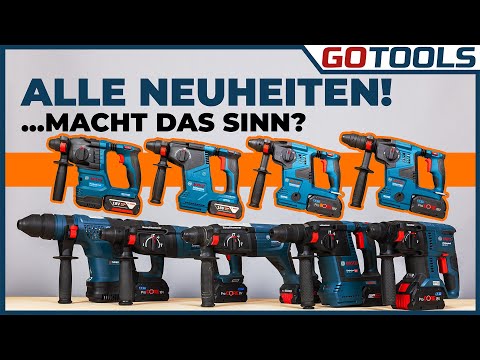 Die neuen Bosch 18V SDS+ Bohrhämmer! Der Vergleich zu den Vorgängern! Mit Verlosung!