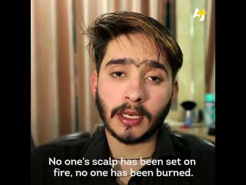 A Guy In Pakistan Cuts Hair With Fire Watch This is Amazing