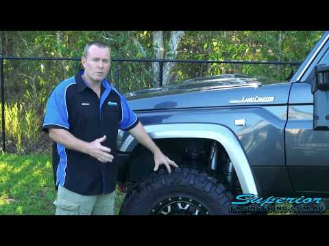 Superior Outback Tourer™ Kit Street Legal 4" Lift, 33-35" Tyres, Track Corrected, 4T GVM Upgrade