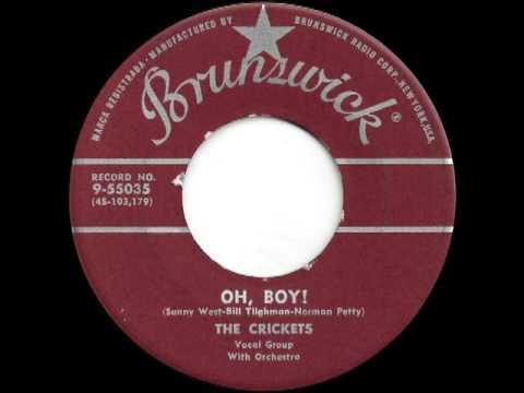 THE CRICKETS   Oh, boy!  (1957)