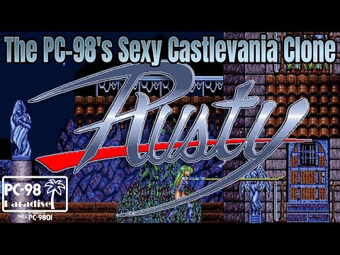 Rusty - The PC-98's Sexy Castlevania Clone! (PC-98 Paradise) Not available on NES, SNES, or Genesis!