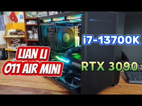 Intel Core i7-13700K x RTX 3090 x O11 Air Mini PC Build (Time-lapse) | PCB-37
