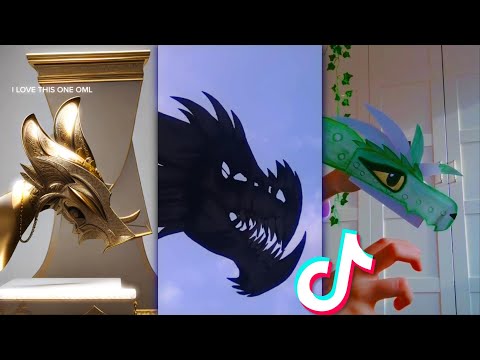 😱THE AMAZING Paper Dragon 🔥Puppet TikTok Compilation #72
