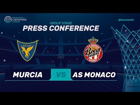UCAM Murcia v AS Monaco - Press Conference - Basketball Champions League