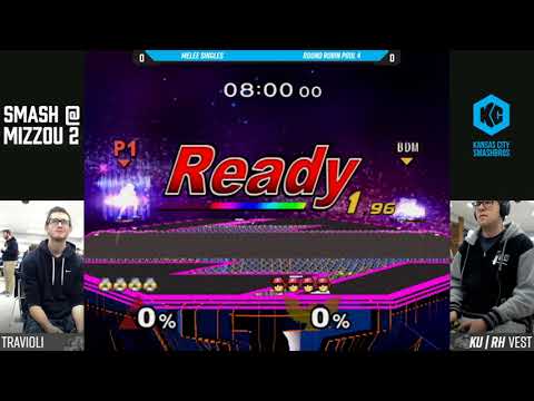 Smash @ Mizzou 2 SSBM - Travioli (Sheik) Vs. KU | Vest (C. Falcon) - Round Robin Pools