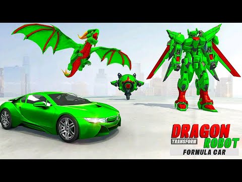 Flying Dragon Robot F1 Car Transform 2021 - Android Gameplay