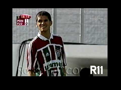 17-11-02 Ponte Preta 2 x 3 Fluminense - Campeonato Brasileiro 2002 - Romário dá assistência e marca
