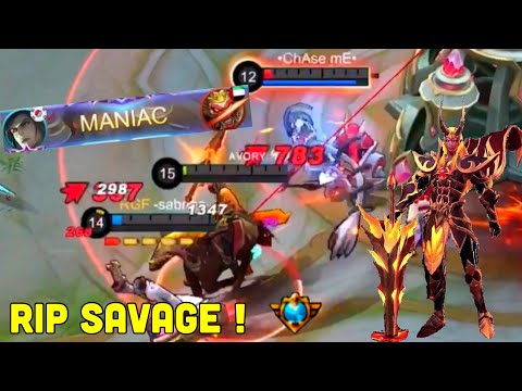 RIP SAVAGE!! Offlane Leomord - Top Global Leomord - Avory | MLBB