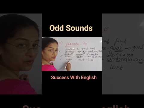 Odd Sounds for Jr. inter #Success With English #2024shorts #
