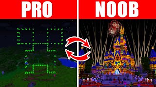 Minecraft NOOB vs. PRO: SWAPPED FIREWORK DISPLAY in Minecraft (Compilation)