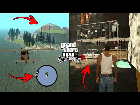 Secret Island with House & Prison in GTA San Andreas! (Hidden Place)