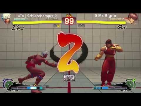 Feimitsu's Friends USFIV  - aTx Schiaccisempre (Elena) vs Mr. Bigno (Guy)