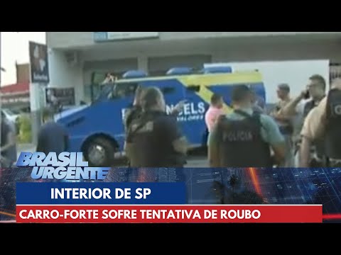 Carro-forte sofre tentativa de roubo no interior de SP | Brasil Urgente