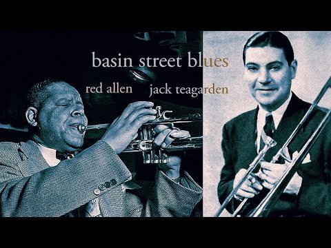 Red Allen Jack Treagarden - Basin Street Blues (1957 recording Red Allen/Jack Teagarden at Newport)