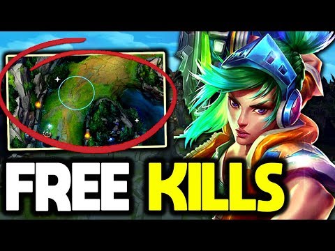 FREE KILLS NO SKILL REQUIRED! HOW TO SET-UP LANE FOR GANKS IN TOPLANE WITH RIVEN League of Legends