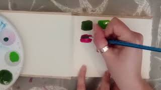 Sketchbook review and test of some watercolours!