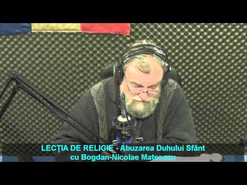 “Lecţia de religie” – Abuzarea Duhului Sfânt