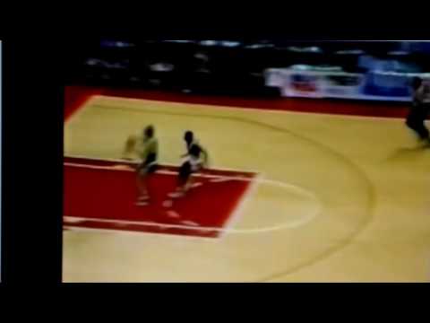 Larry Bird dunks against Dominique!