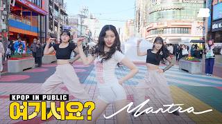 [여기서요?] 제니 JENNIE of BLACKPINK - Mantra | 커버댄스 Dance Cover @홍대