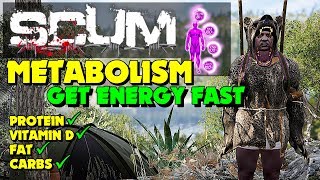 Scum Metabolism - How To Gain Energy In Scum Guide (Protein, Vitamin D, Fat & Carbs)
