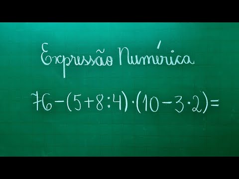 EXPRESSÃO NUMÉRICA com PARÊNTESES - Professora Angela Matemática