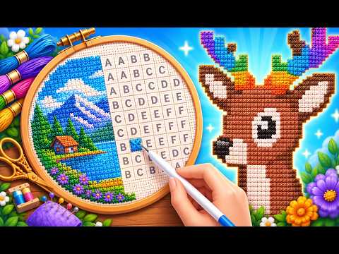 Pixel Art: Color by Number video thumbnail