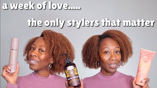 Week of Loves 💛 Stylers I cannot live without |Favorite leave ins, foams, and gels for textured hair