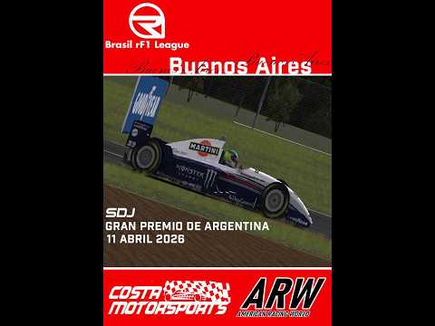 BRF1 LEAGUE (FÓRMULA 1/FERRARI 412T) ETAPA 7 - BUENOS AIRES
