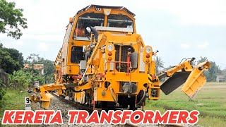 Cara Kerja Kereta PBR-400U-RS Dan MTT Plasser Theurer Canggih Seperti Transforme