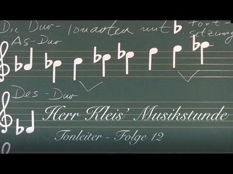 Musikstunde mit Herrn Kleis: Tonleiter Folge 12: DES-Dur