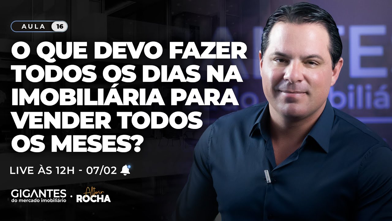 O que devo fazer todos os dias na imobiliária para vender todos os meses?