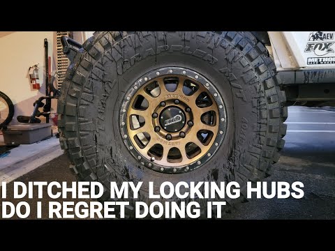 Why I took the locking hubs out of my dana 60 and installed drive slugs (daily driver)