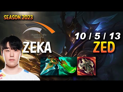 HLE Zeka ZED vs JAYCE Mid - KR Ranked