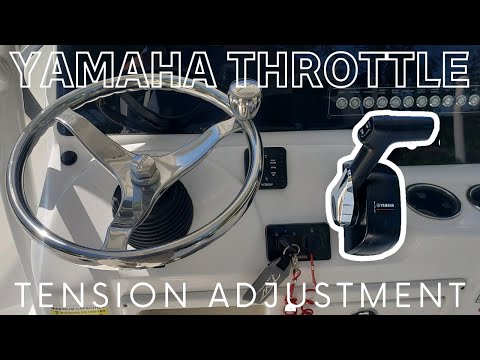 Stop Your Yamaha Control Throttle From Drifting Back or Too Tight - Adjusting Your Control