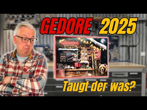 Gedore Men's Advent Calendar 2025 completely opened! Is it really worth it?