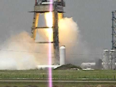 rocket engine test