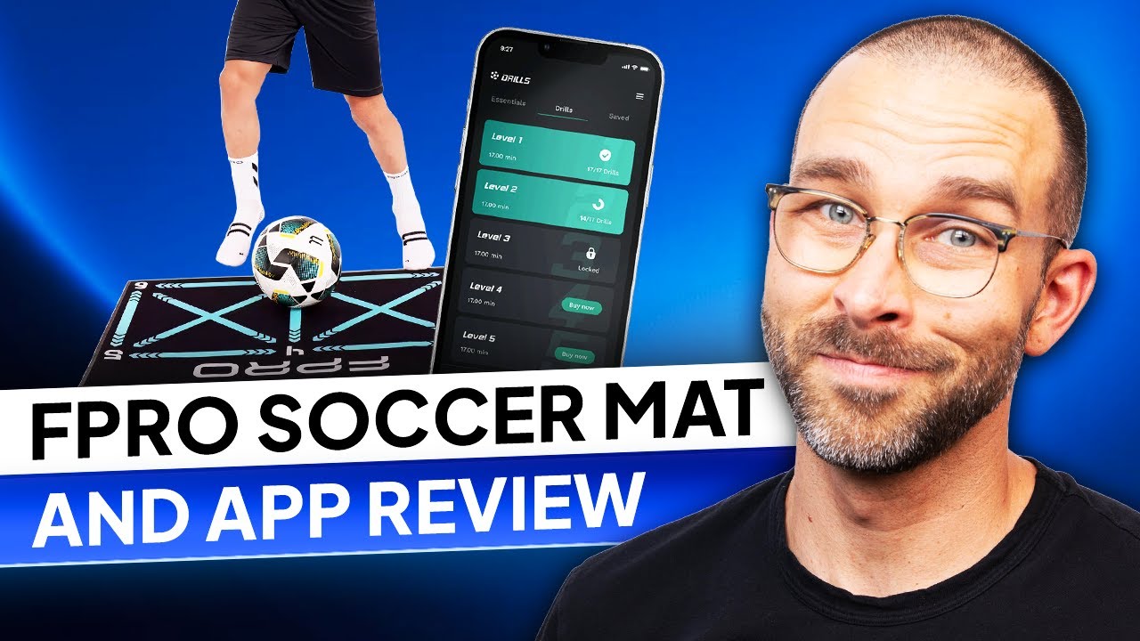 FPRO App & Training Mat Review | Train soccer ball control ANYWHERE