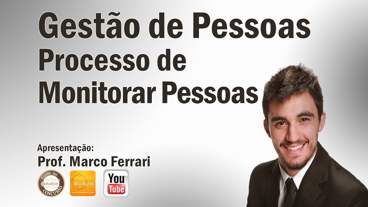 Gestão de Pessoas (Processo de Monitorar Pessoas) - Aula 15