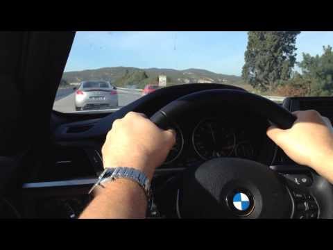 BMW F30 316i on Autobahn