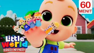 Download lagu Keluarga Jari Tangan🖐️ | Little World Bahasa Indonesia | Kartun dan Lagu Anak mp3