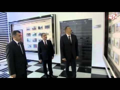 President Ilham Aliyev attended the opening a chess school in Beylagan